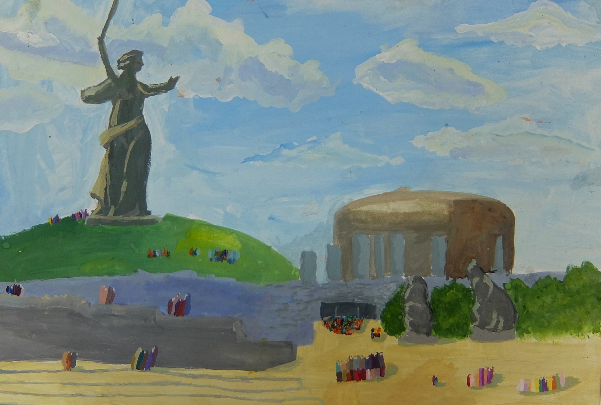 Мемориальный комплекс в Волгограде